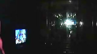 Teen Girl Dances And Smokes