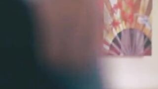 Two horny girls having sex on red bigbed