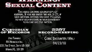 Mali sucks a mean one and gets it from her man as they earn cash in the comic book store.