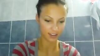 Striptease In The Bathroom