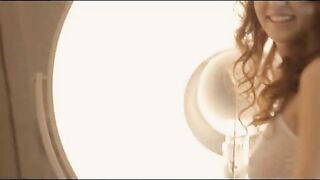 Veronika rubbing the button ultra sleek