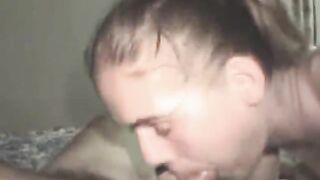 Filthy Aged Brunette Crack Whore Sucking Dick POV