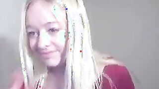 Cutie Teasing Her Tits And Pussy