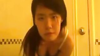 Hairy Asian Amateur Teen Striptease