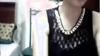 Chinese MILF Flashes Her Tits