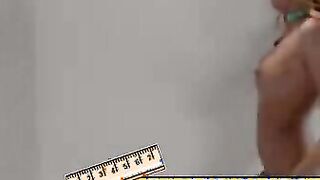 Samantha Saint and her rubber cock fun 