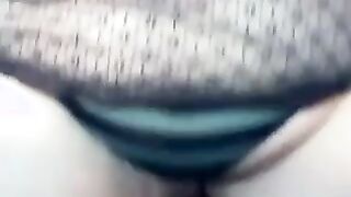 Young Large Nerd Teases Her Body