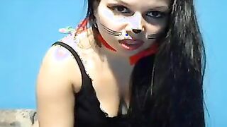 Hot Cam Girl With Face Paint
