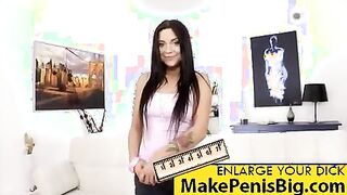 Anastasia opens up her backside