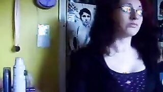 Nerdy Girl With Great Boobs