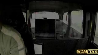 Sexy Carla gets pounded by the cab driver in the backseat