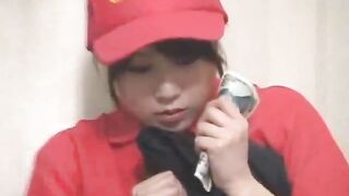 Shocked shy Delivery Girl groped by pervert