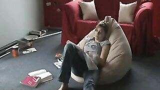 College Student Masturbating