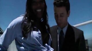 TS Genesis gets her black dick sucked