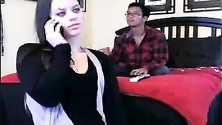 Teen Strips In Front Of Her Boyfriend