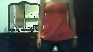 Cute Naked Chick At Home