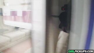 Fucking cute random teen on the train