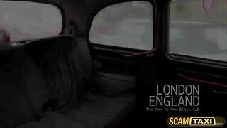 Damn Ashley gets fucked doggystyle by the cab driver in the backseat