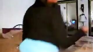 Ebony Chick Teasing Her Ass