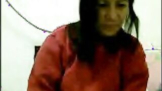 Mature Woman Teases Her Tits