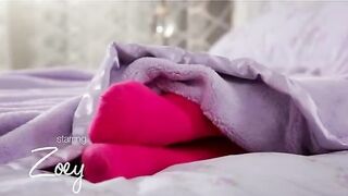 luxury darkhair with luxury glass toy