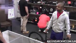 Broke black amateur does gay porno