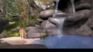 3D Eleven Teens Lesbian Orgy!