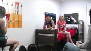 Three luxury young girls enjoying groupsex