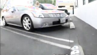 Watch Brie take her clothes off for the camera in her first taste of porn action. 