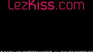 Sexy babes making love on sofa