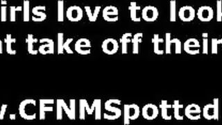 Group of CFNM women enjoy naked young men