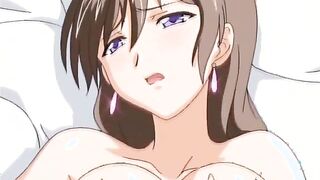 Busty hentai babe slammed hard by futanari cock