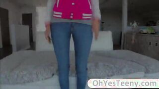 Petite teen Ariana Marie gets her pussy  pounded by a big cock