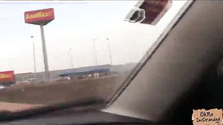 Hot blonde Victoria hitch hikes after getting stranded and gets fucked