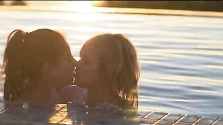 Lezzies eat snatches by the ocean