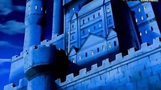 Black-haired hentai babe gets fingered so hard that she squirts