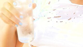 Busty pornstar torturing her nipples