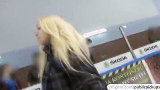 Big tits amateur gets paid to show her massive boobs and gets laid