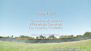 Cheerleader enjoys a naughty workout by her trainer