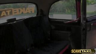 Hot Gabriella gets pussy pounded in the backseat of the taxi