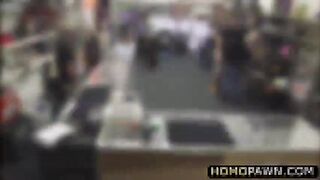 Thief guy gets an anal sex after getting caught stealing from pawnshop