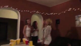 Threesome fucking on college motel