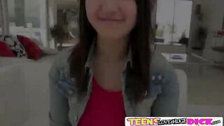 Super hot blonde teen Daisy Summers gets banged hard by her boyfriends big cock