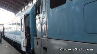 Real amateur girlfriend fucking POV