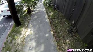 Hot blonde teen loves money she fucks for it