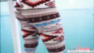 Insanely sexy Savannah gets her sexy ass oiled up and gets fucked hard