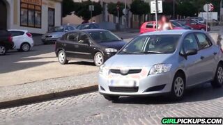 Pickup Czech teen with nice tits fuck her in watchtower