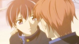 Hentai gay boy naked in bed having love n sex