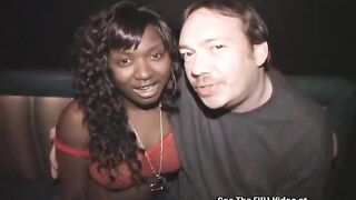 Black Chick Wit Braces Gets Gang Banged!