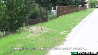 Hot Romanian chick cheats before husband is home